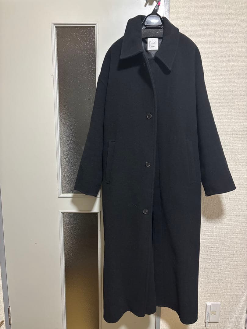 【美品】crewre リバーロングステンカラーコート クルーレ サイズ3