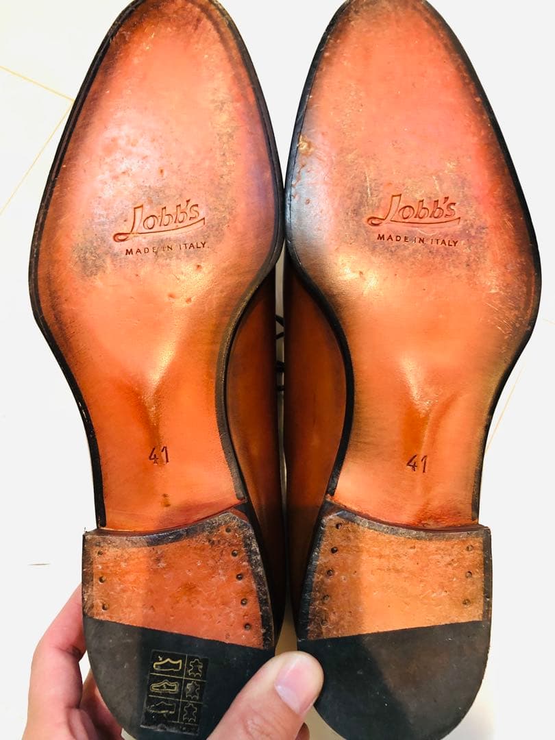 ★未使用級品★定価46,200円！LOBB'S イタリア製 ホールカット 41