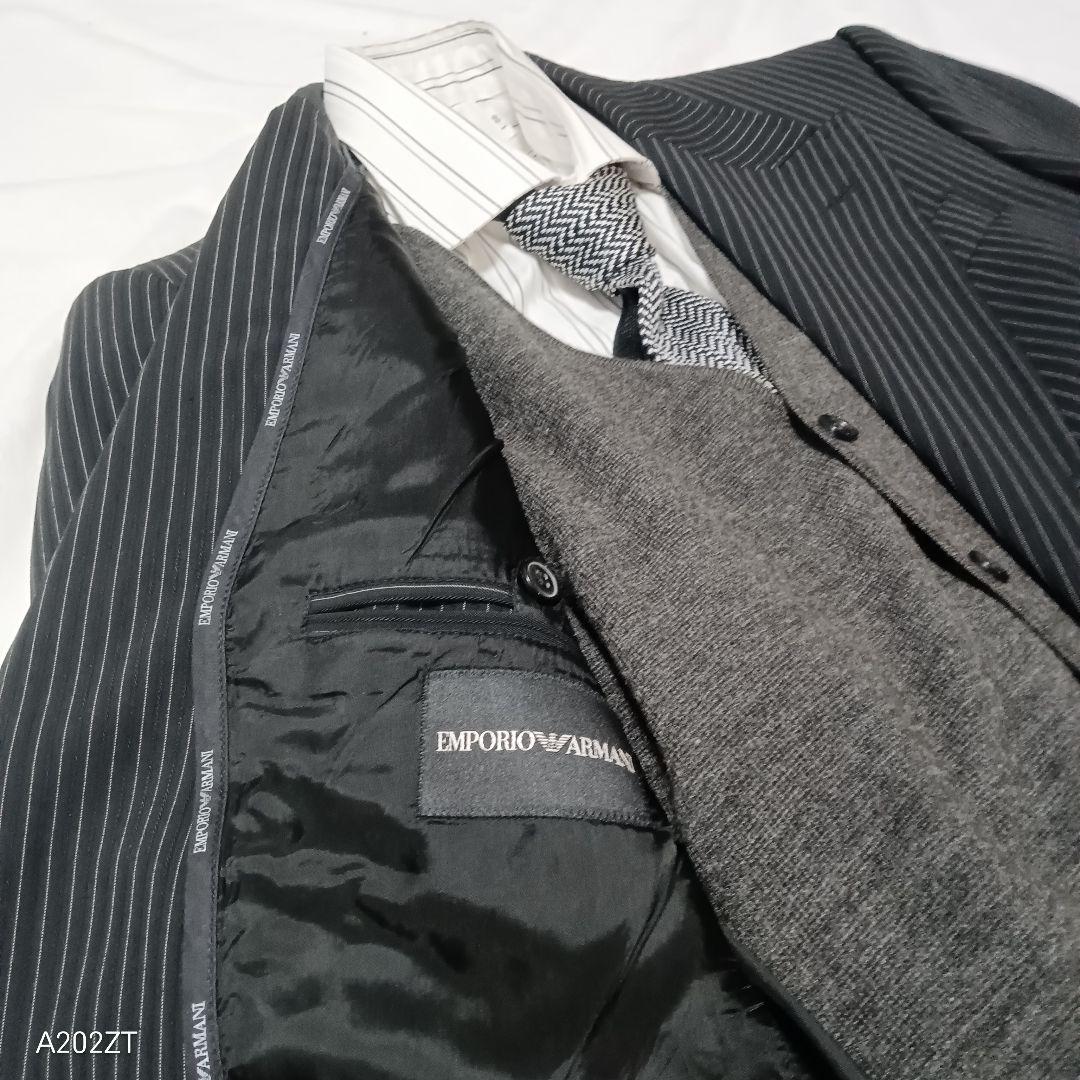 【美品美タグ】EMPORIO ARMANI ストライプ スーツセット 50 L