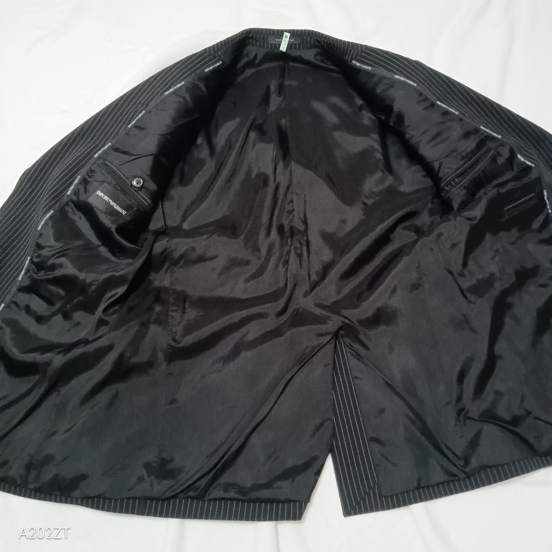 【美品美タグ】EMPORIO ARMANI ストライプ スーツセット 50 L