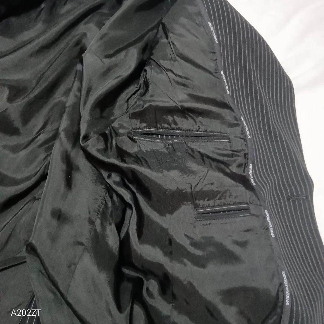 【美品美タグ】EMPORIO ARMANI ストライプ スーツセット 50 L