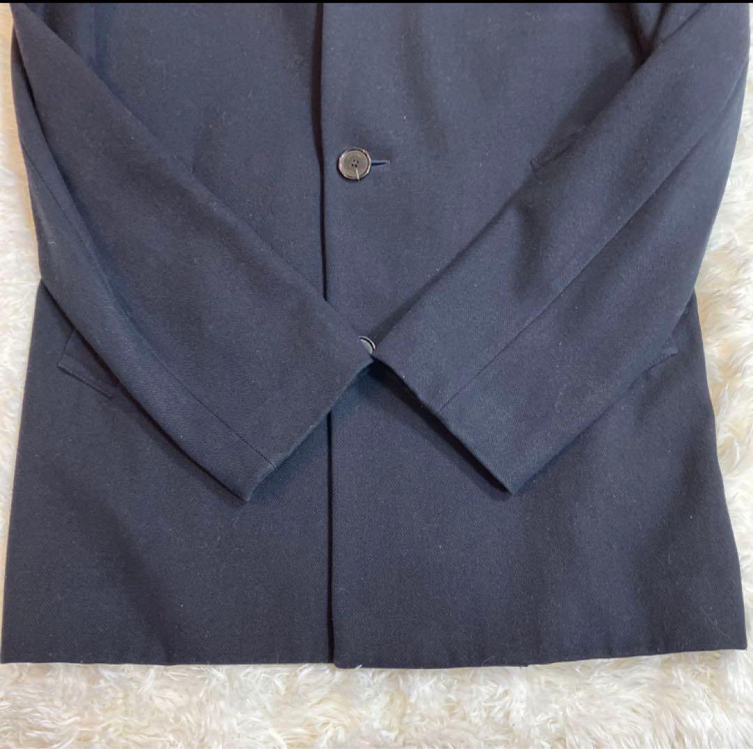 極美品 マッキントッシュフィロソフィー ウールコート ネイビー Lサイズ相当
