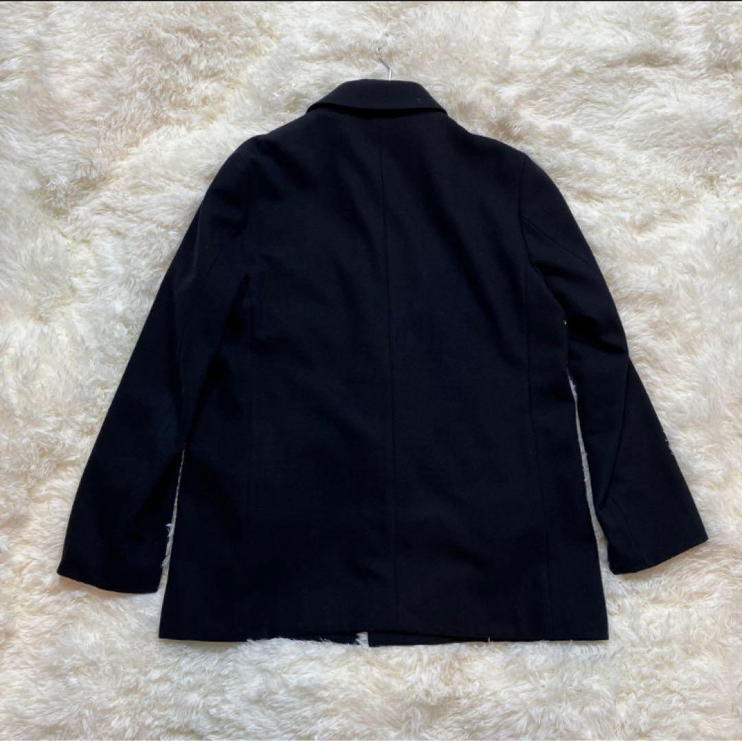 極美品 マッキントッシュフィロソフィー ウールコート ネイビー Lサイズ相当