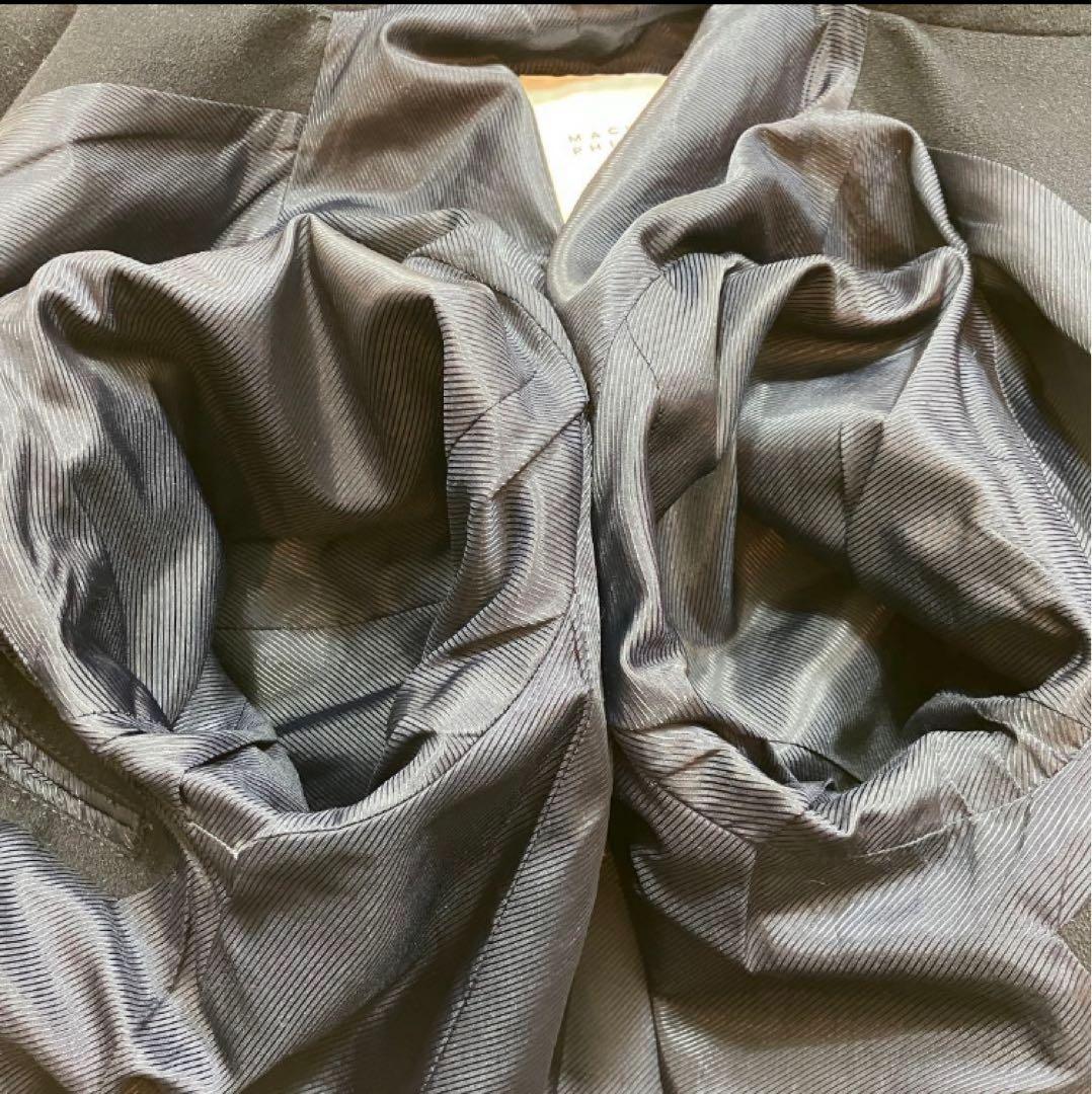 極美品 マッキントッシュフィロソフィー ウールコート ネイビー Lサイズ相当