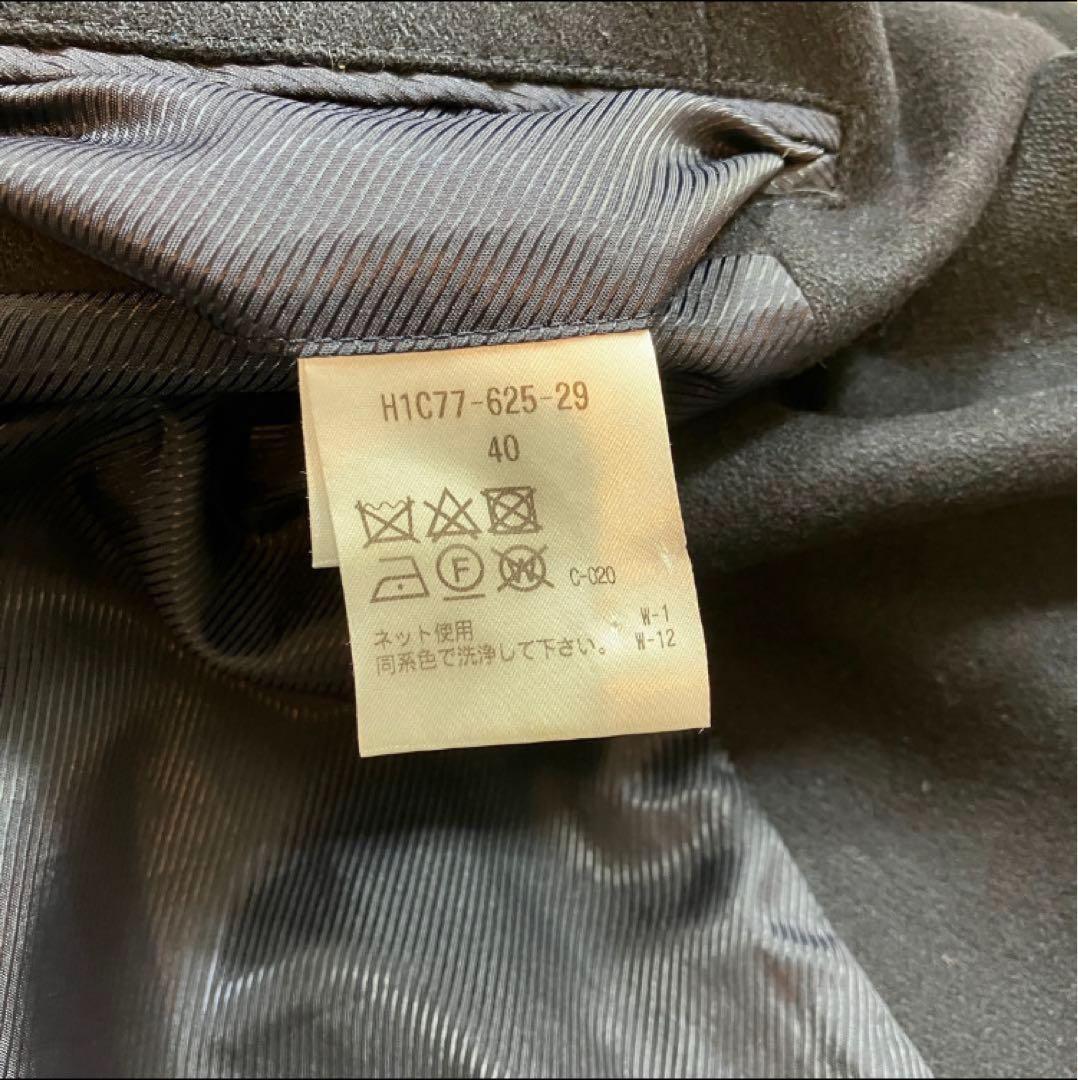 極美品 マッキントッシュフィロソフィー ウールコート ネイビー Lサイズ相当