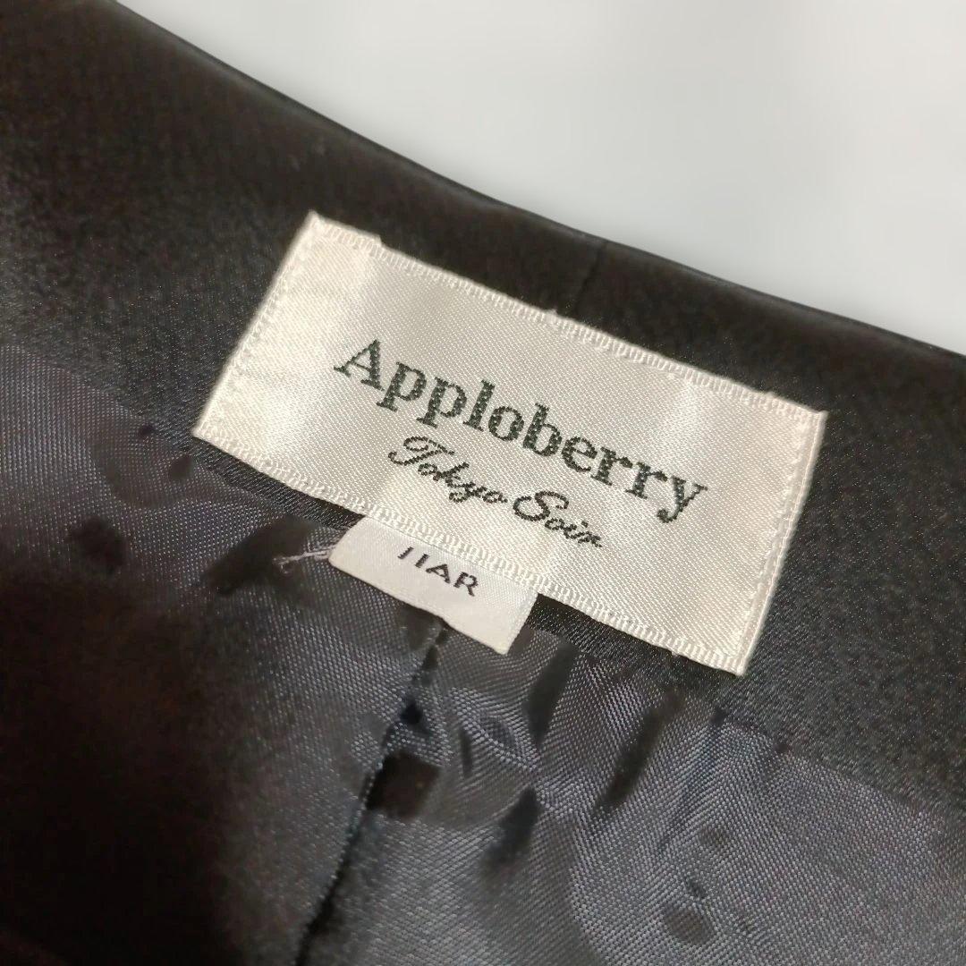 美品Apploberry ロングドレス 11号東京ソワールフォーマル黒演奏会