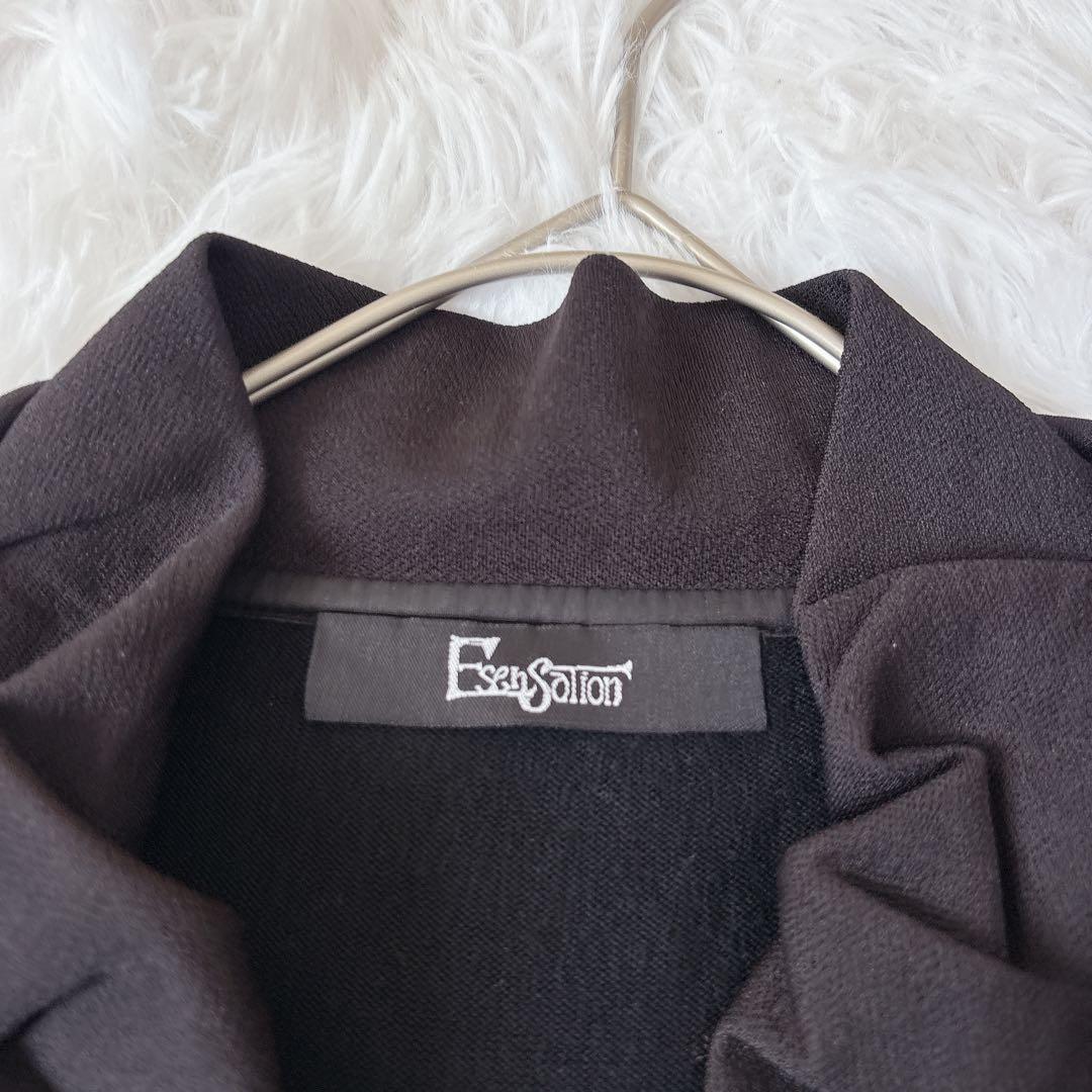 Esensation エイココンドウ 異素材ドッキングワンピース ポコポコ素材