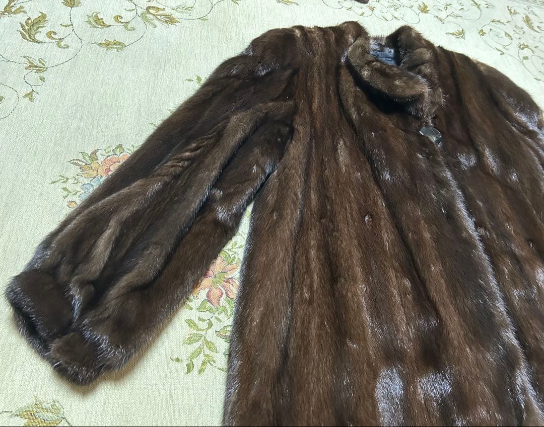 【美品】【上質毛皮】ミンクハーフコート　日本製　三越購入