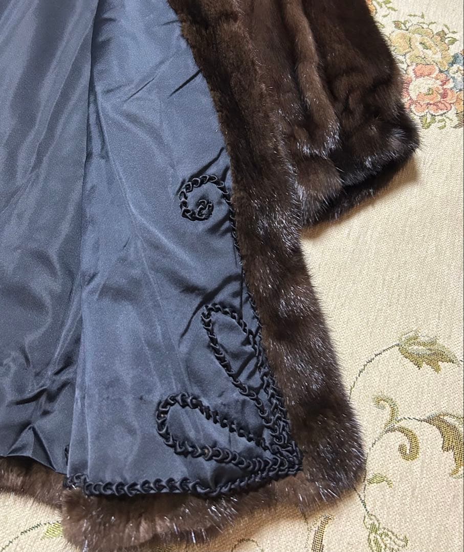 【美品】【上質毛皮】ミンクハーフコート　日本製　三越購入