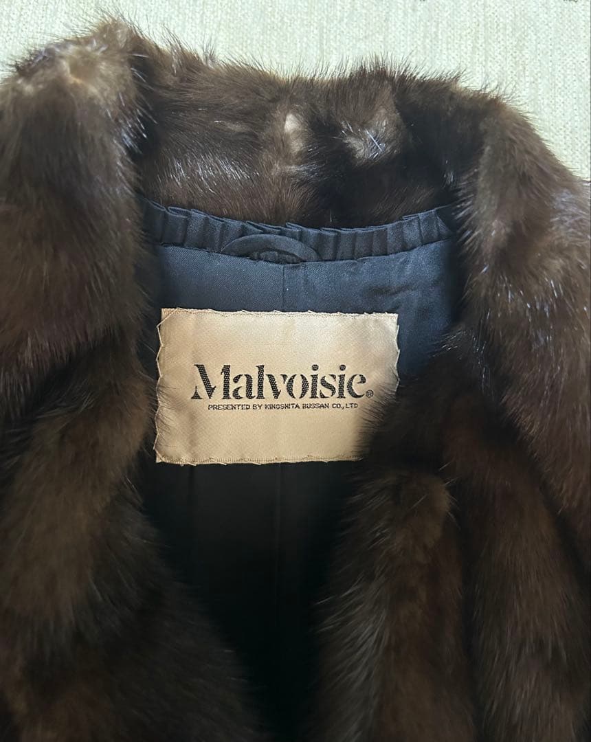 【美品】【上質毛皮】ミンクハーフコート　日本製　三越購入