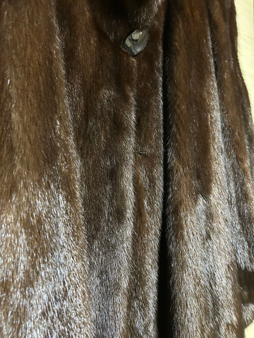 【美品】【上質毛皮】ミンクハーフコート　日本製　三越購入