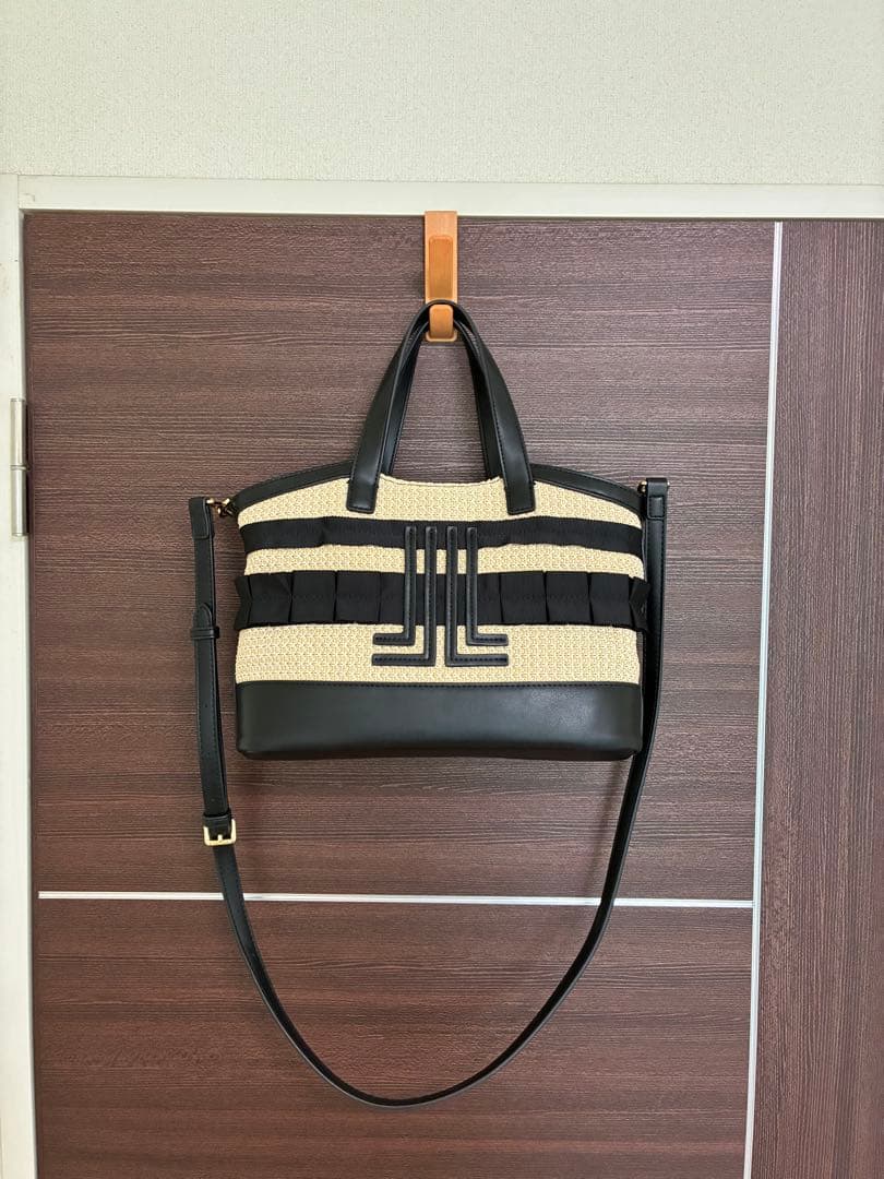 LANVIN en Bleu ランバン バリエ 2wayかごバッグ ブラック