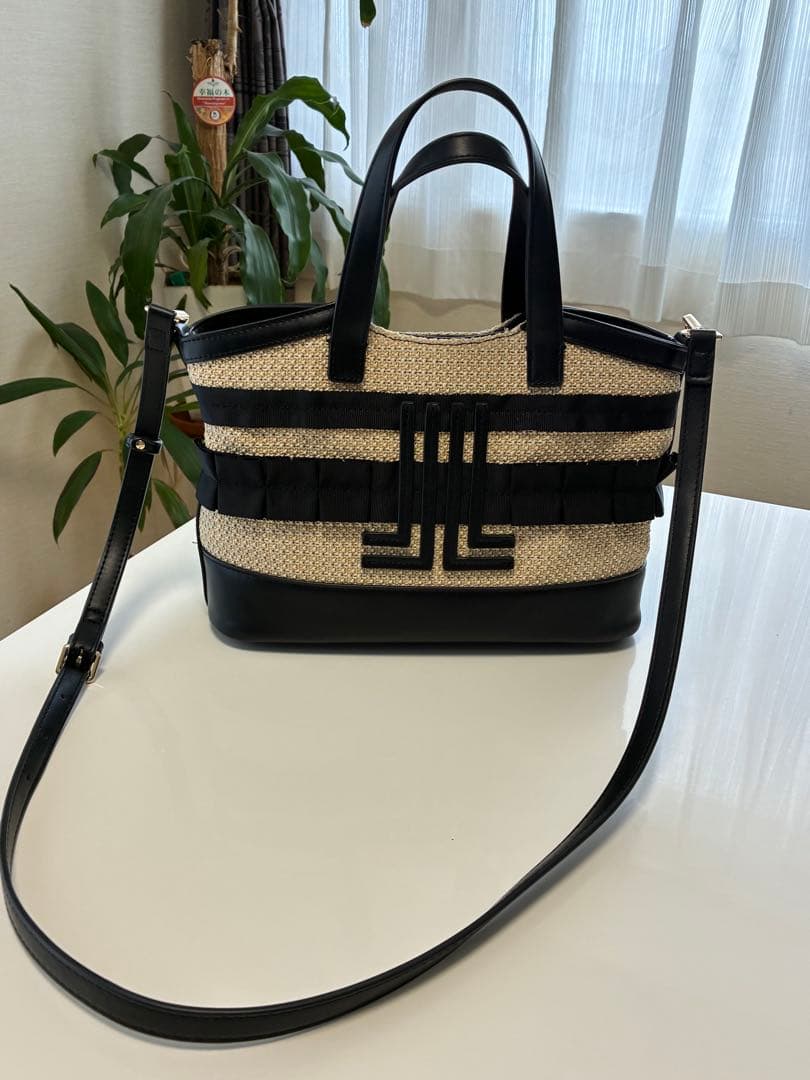 LANVIN en Bleu ランバン バリエ 2wayかごバッグ ブラック