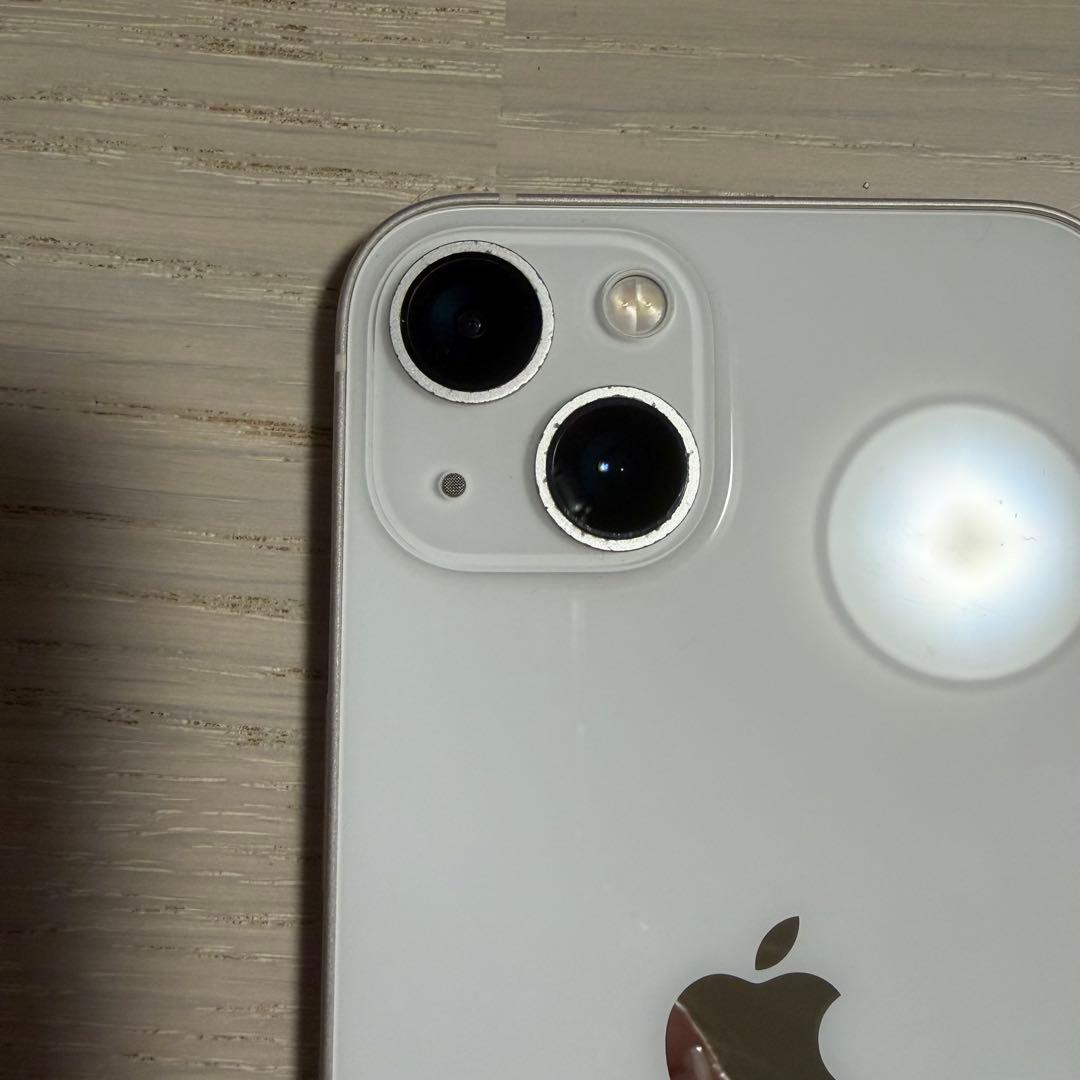 【美品】Apple iPhone 13（128GB／ホワイト） 本体のみ