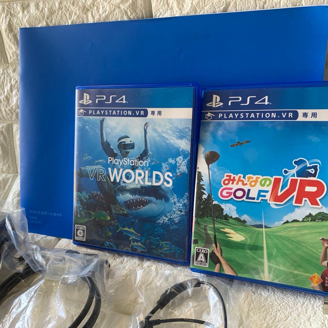PS4 PlayStationVR WORLDS同梱版、みんなのゴルフ付