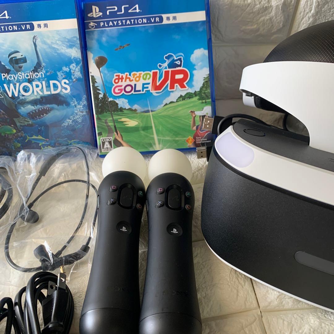 PS4 PlayStationVR WORLDS同梱版、みんなのゴルフ付