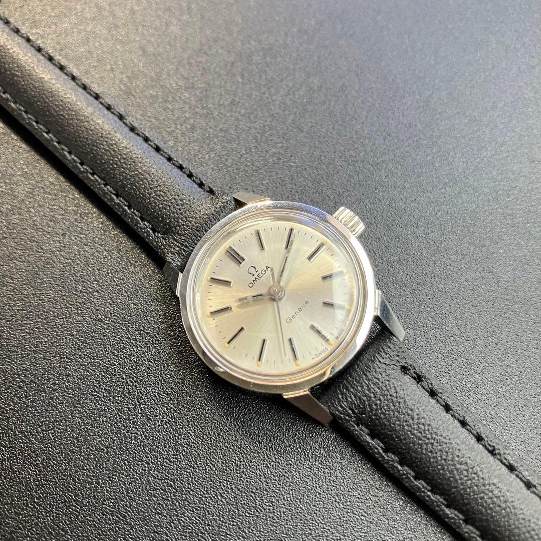 【良品 正規品】オメガ 腕時計 ジュネーブ アンティーク 手巻き Ω 可動品