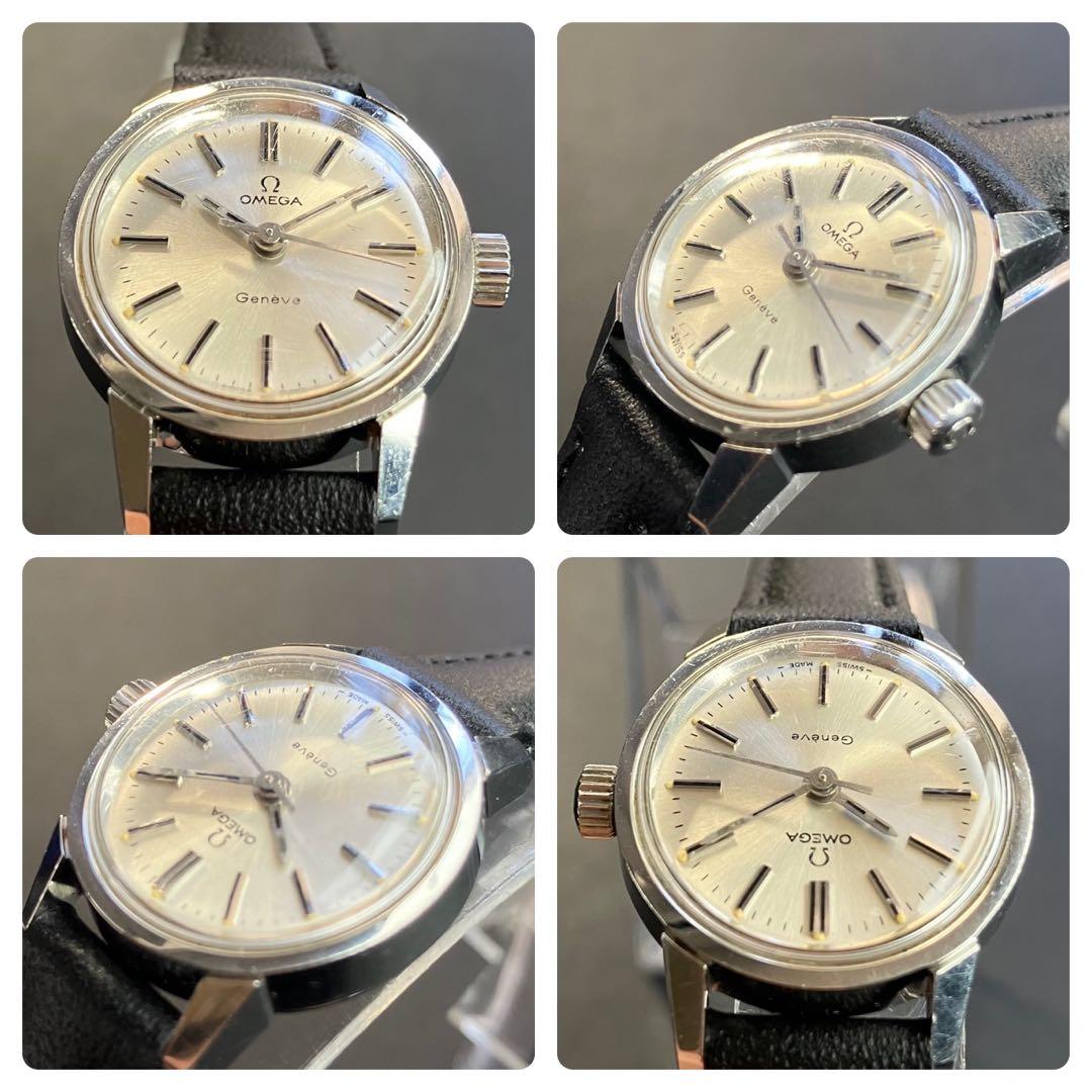 【良品 正規品】オメガ 腕時計 ジュネーブ アンティーク 手巻き Ω 可動品