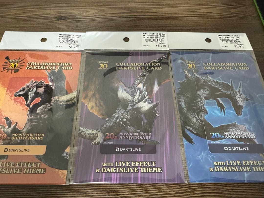 DARTSLIVE モンスターハンター コラボ 新品未開封 3種類