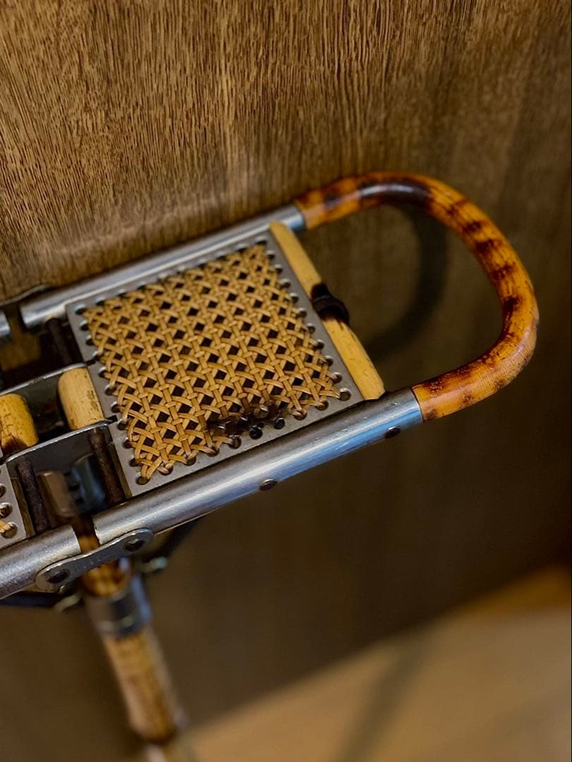 シューティング　スティック　ステッキ　ストック　チェア　バンブー　登山　競馬