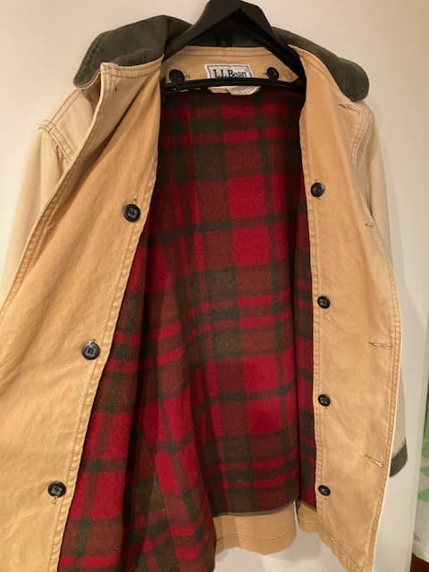 L.L.Bean ハンティングジャケット　カバーオール 希少メンズS　ライナー付