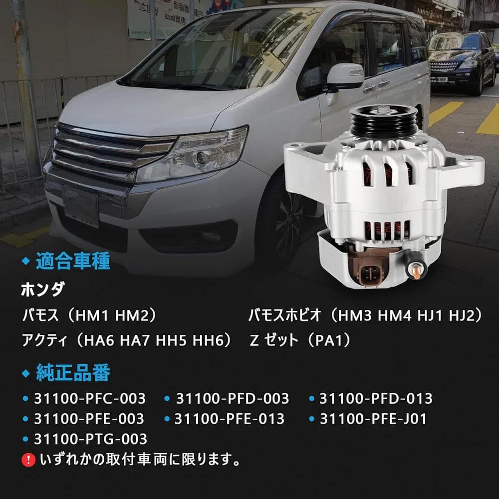 ホンダ用オルタネーター★バモス/Z ゼット/アクティ⭐⑫35