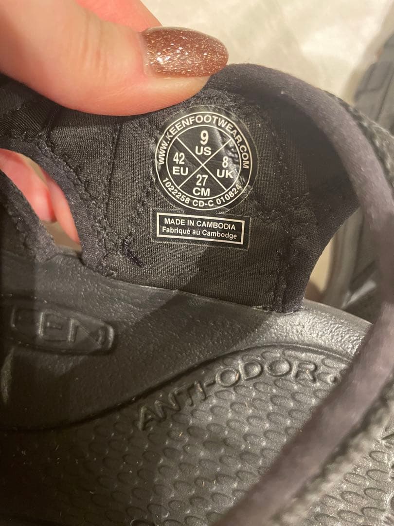 keen ニューポート　ブラック　27センチ