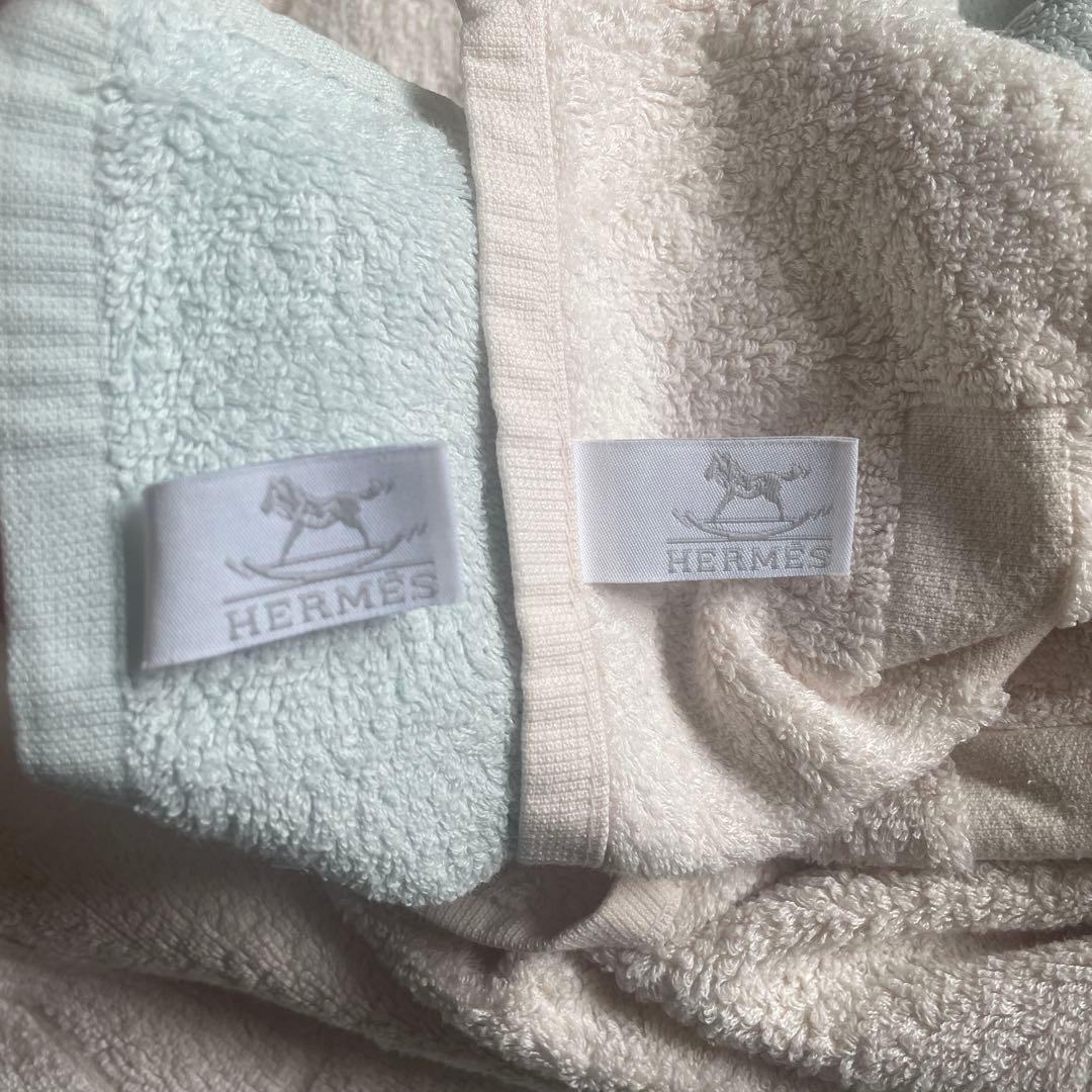 K*み様 HERMES エルメス　ベビー　ブランケット　おくるみ　タオル　タオル