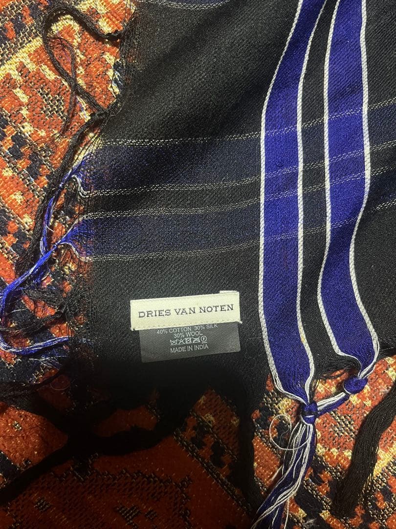 ドリスヴァンノッテン　コットンシルク　ストール