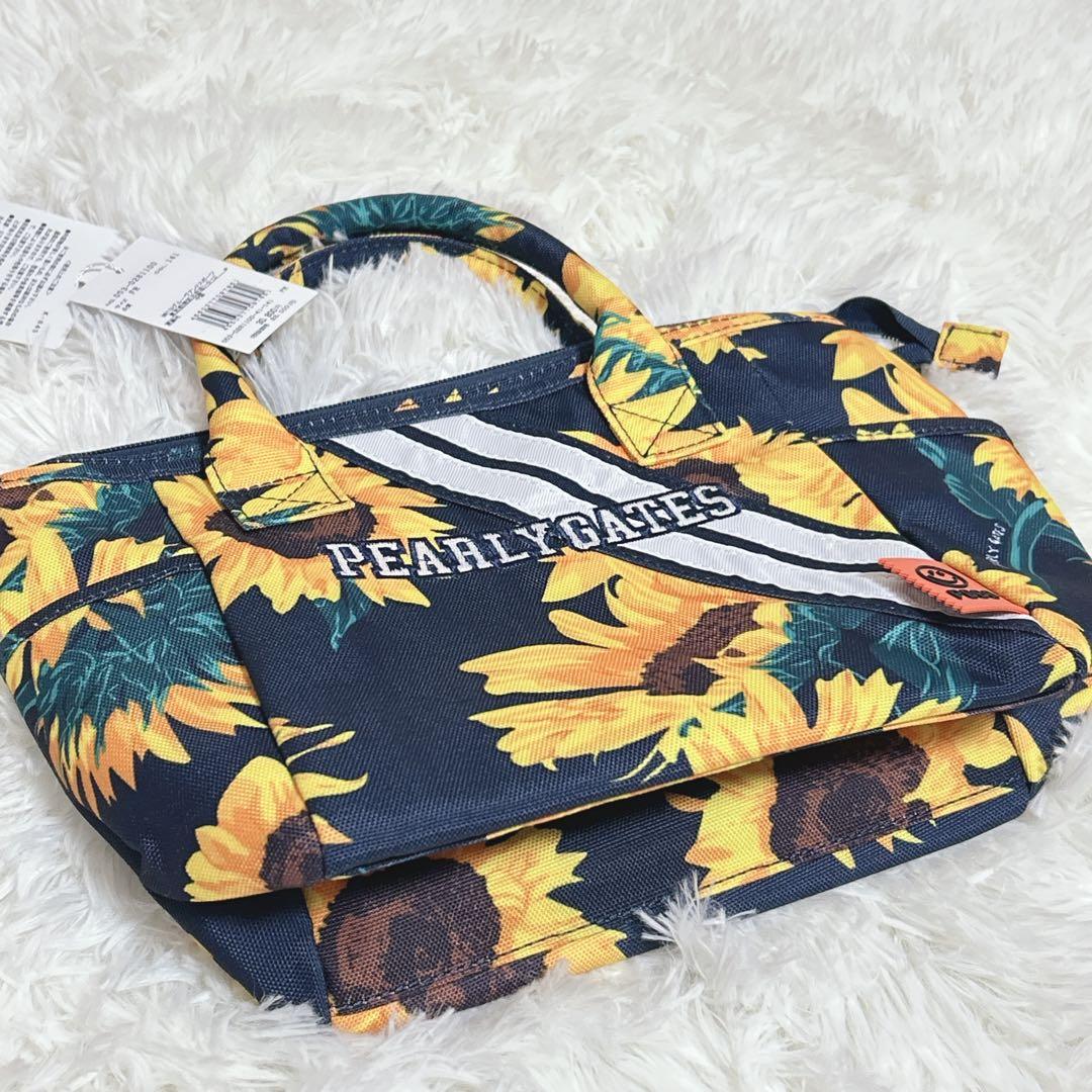 パーリーゲイツ　バック　レディース　廃盤　ひまわり　ゴルフ　向日葵　pg