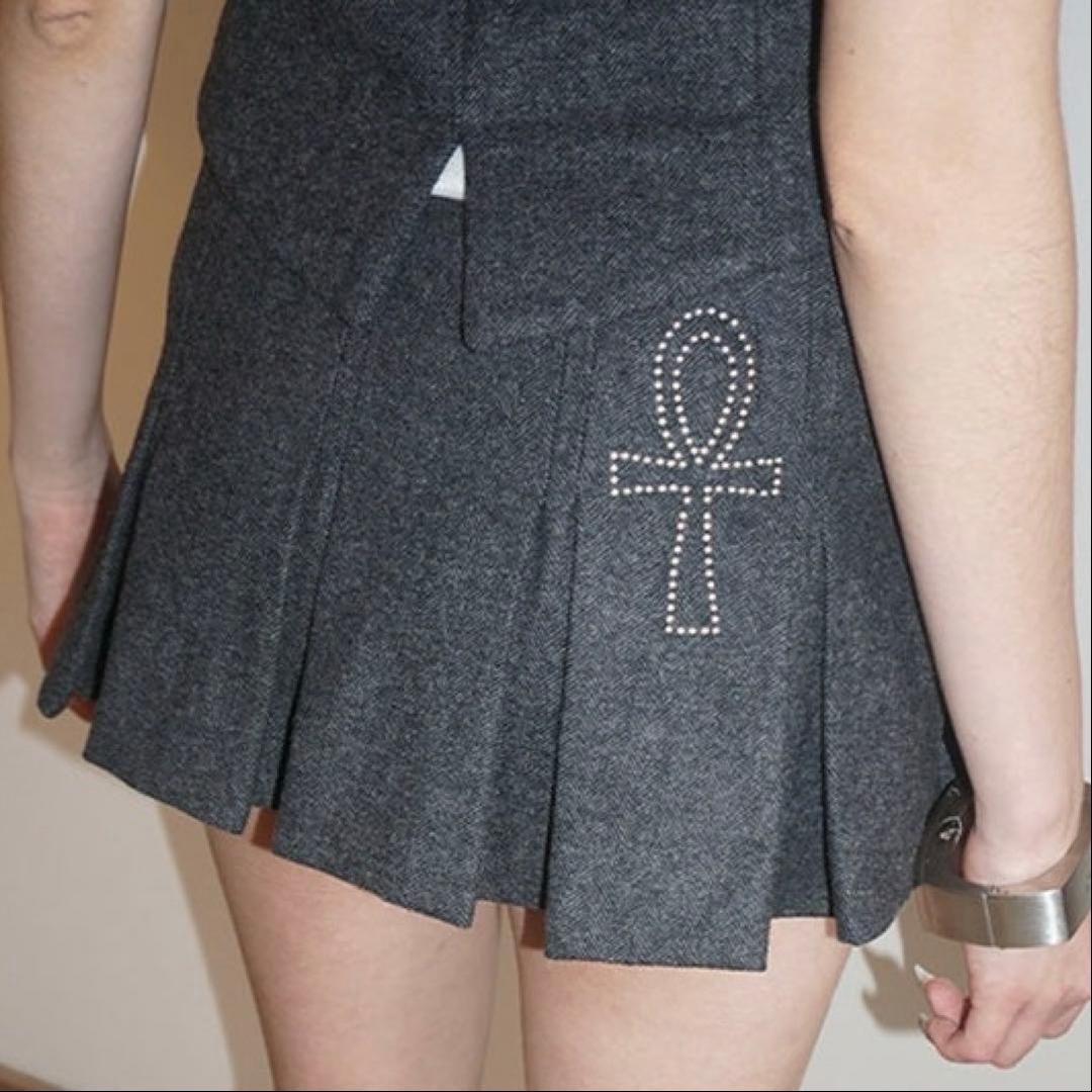 sculptor スカート Wool Micro Wrap Skirt