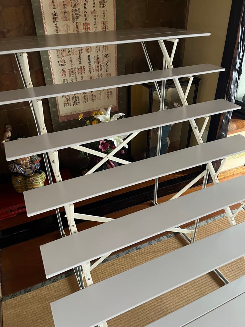 雛壇7段飾りスチール 40号 ひな段スチール製 雛人形 スチール