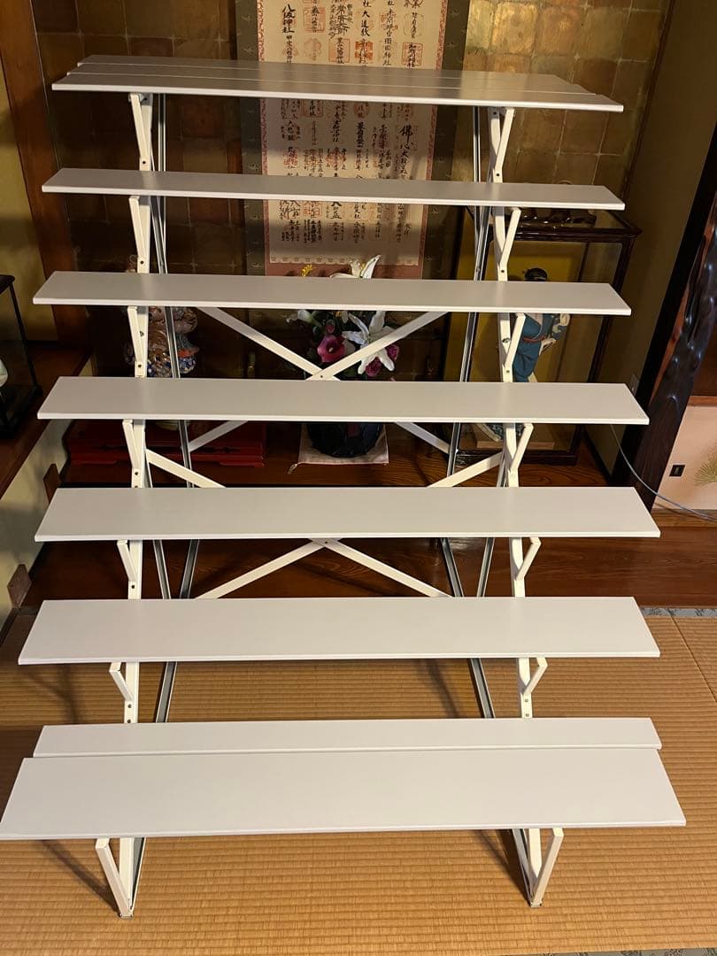 雛壇7段飾りスチール 40号 ひな段スチール製 雛人形 スチール