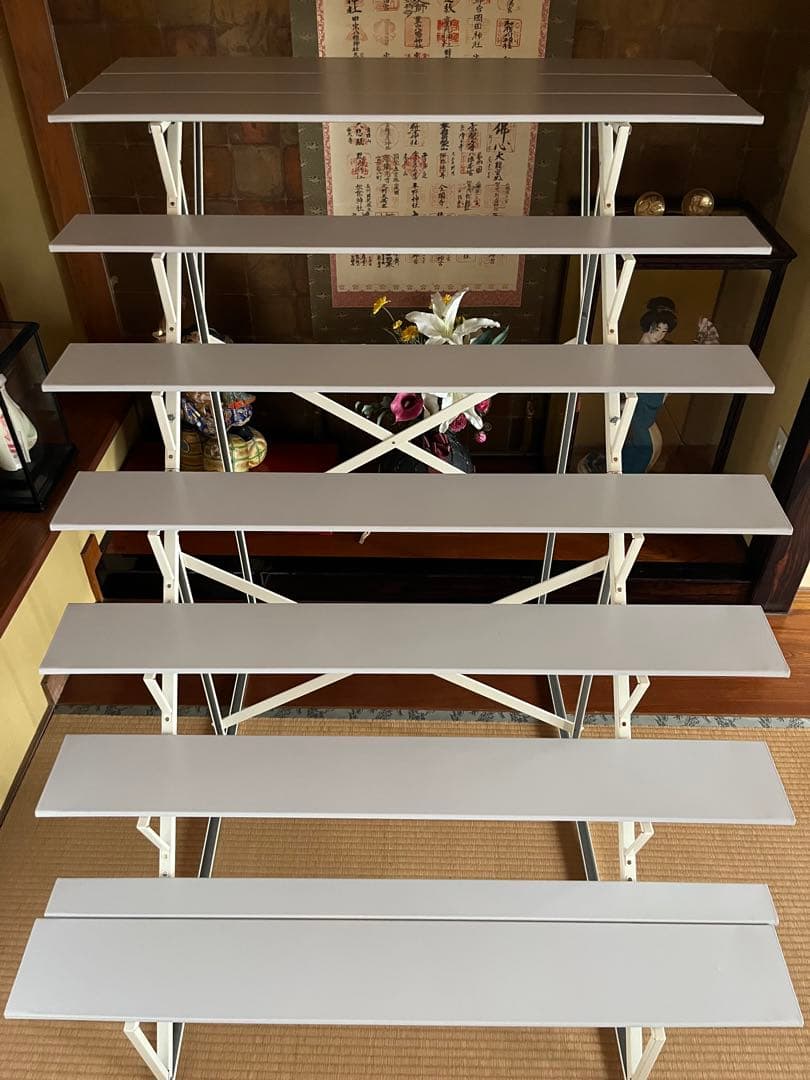 雛壇7段飾りスチール 40号 ひな段スチール製 雛人形 スチール