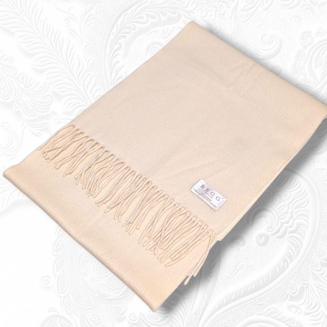 とろける肌触り♡BEGG ベグ マフラー カシミヤ 100% スコットランド製