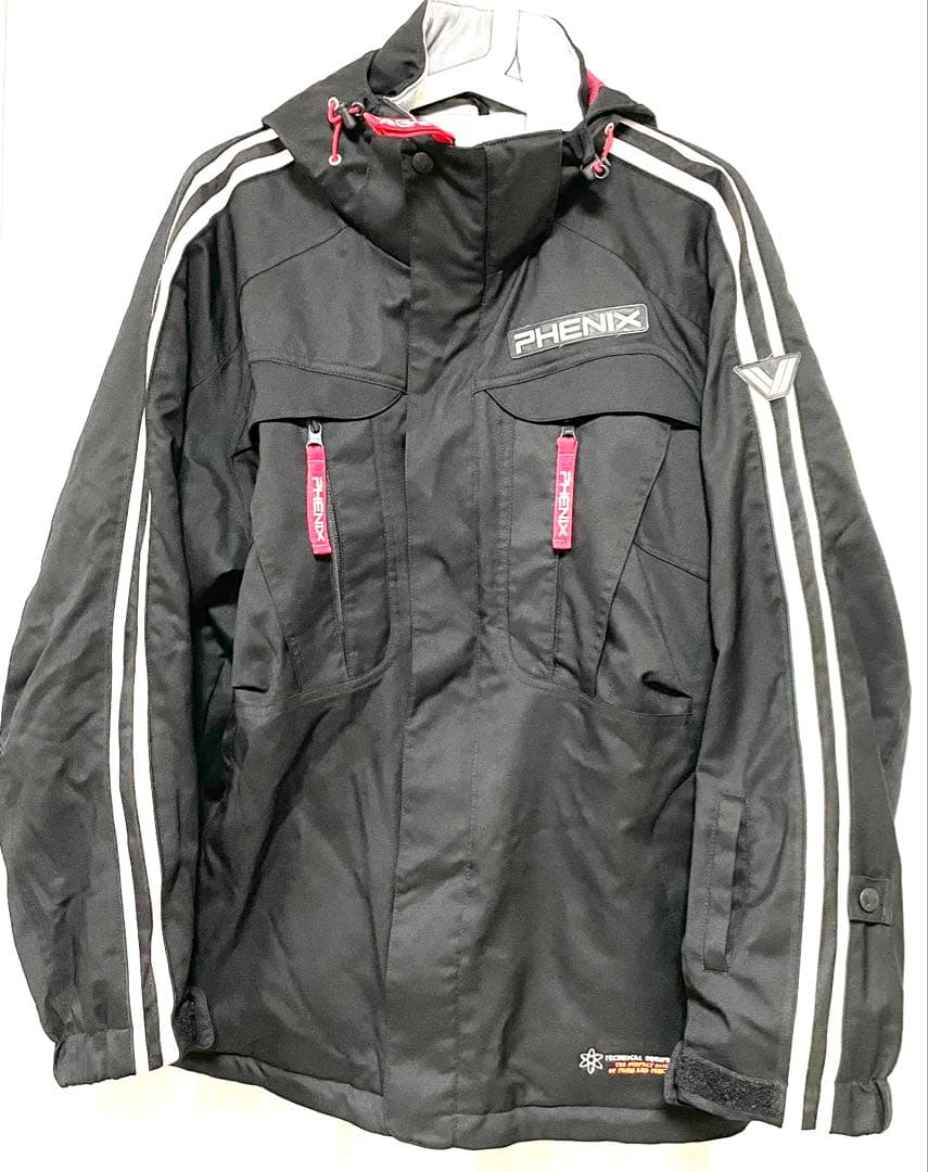 PHENIX フェニックススキー上下ウェア手袋セット ブラック＆グレーおまけ付き
