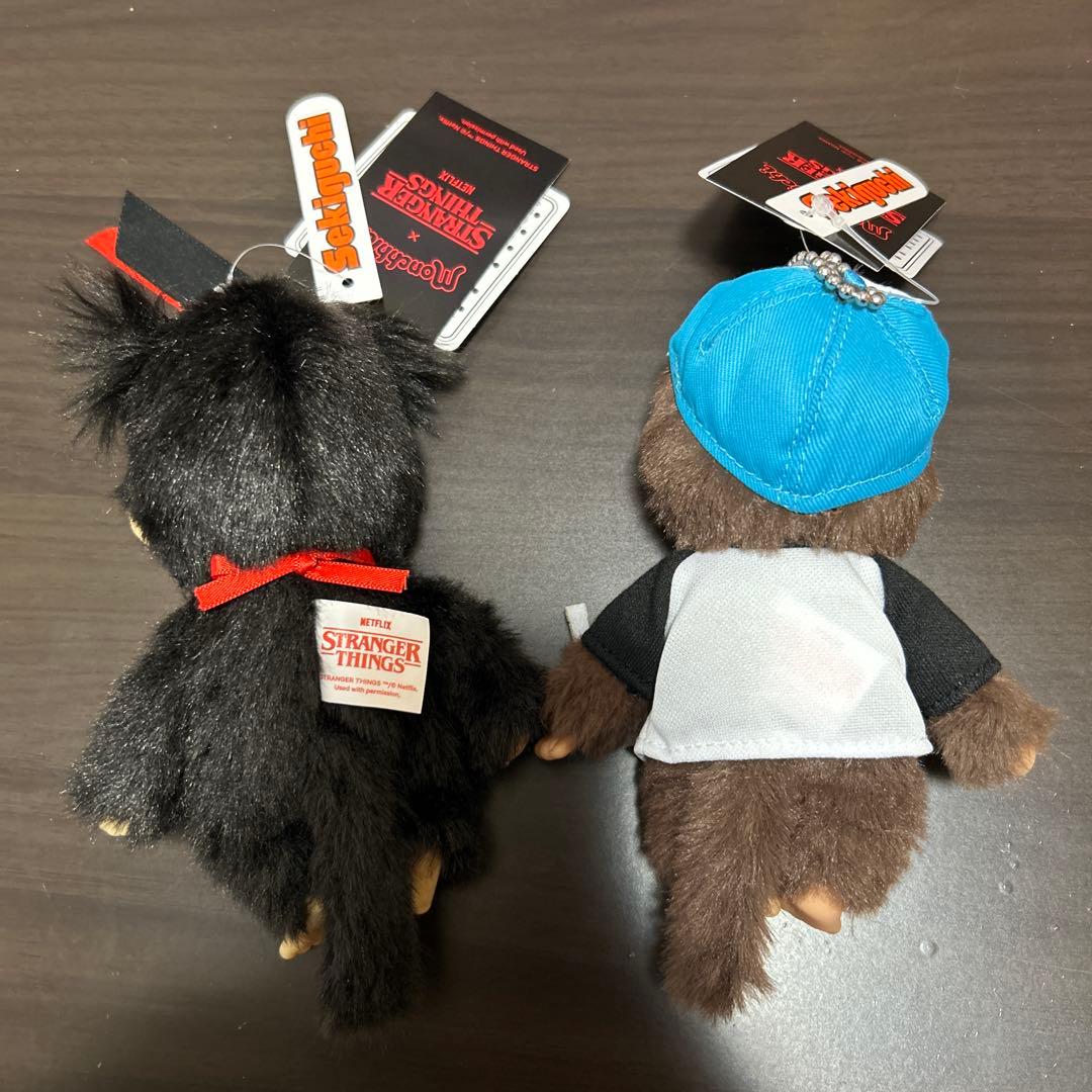 モンチッチ　キーチェーン　ストレンジャー・シングス　コラボ　タグ付き