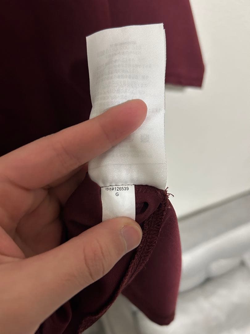 アーセナル Nike バーガンディ シャツ