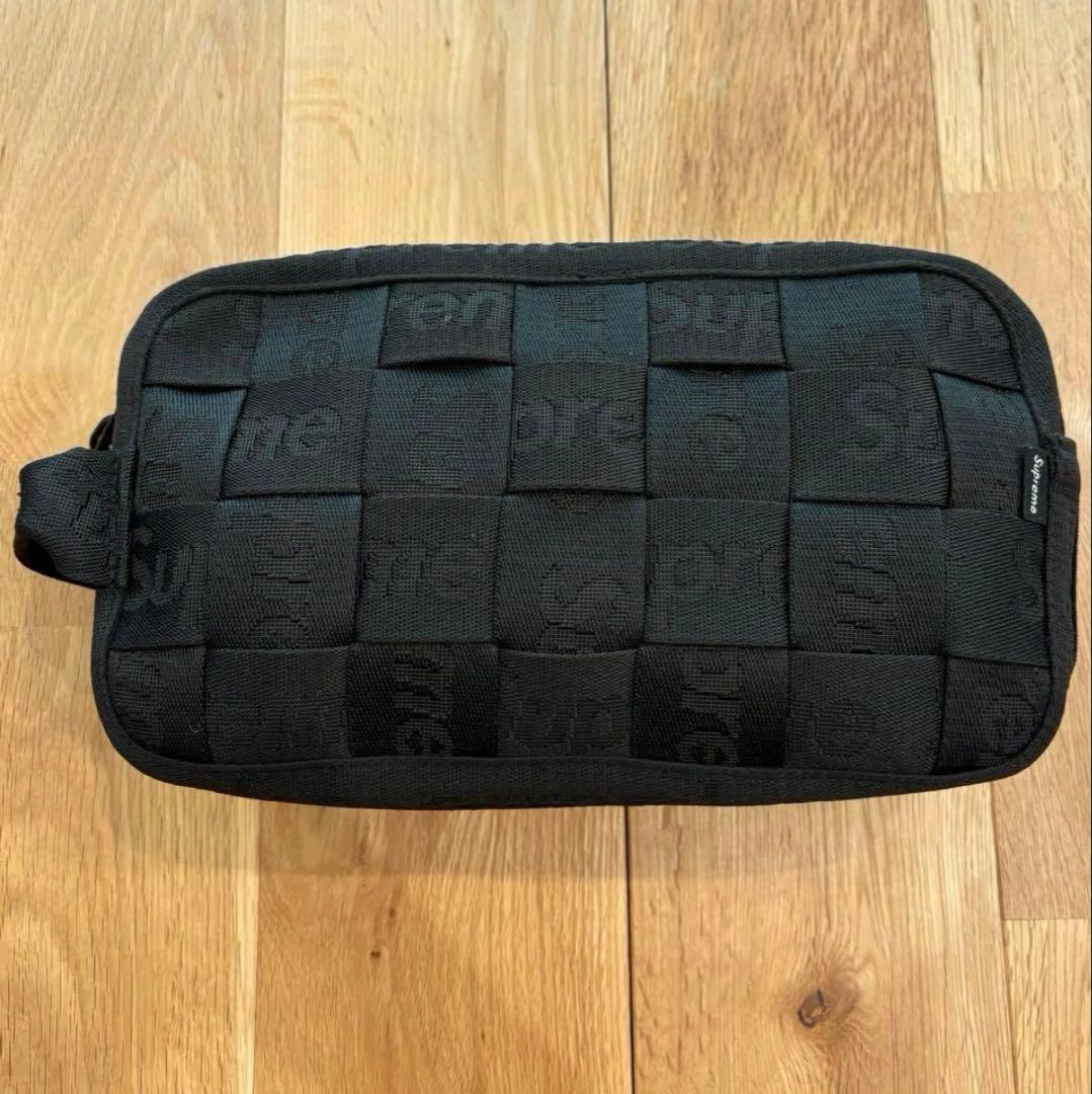 バッグ 24SS Supreme Woven Utility Bag Black