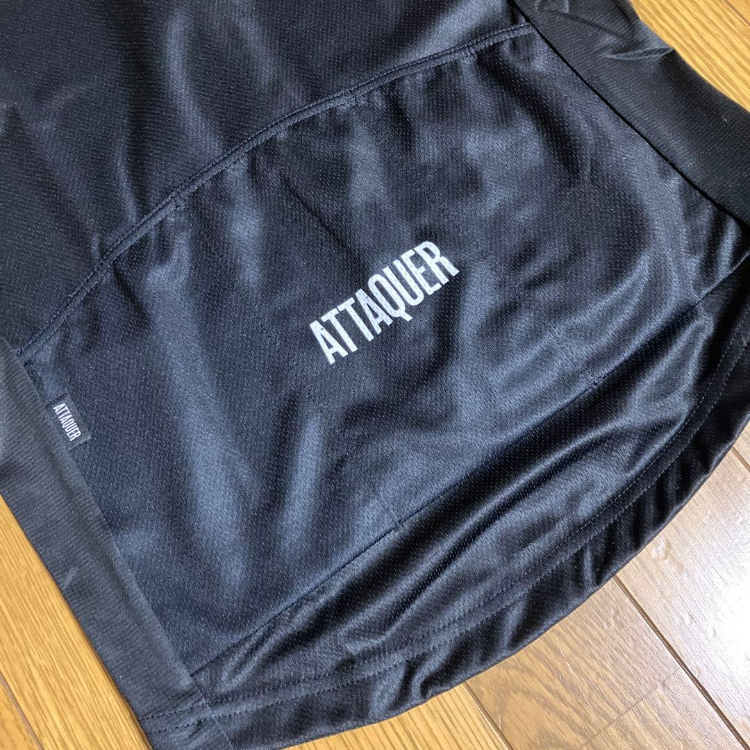 ATTAQUER サイクルジャージ Mサイズ　半袖　メンズ　ブラック