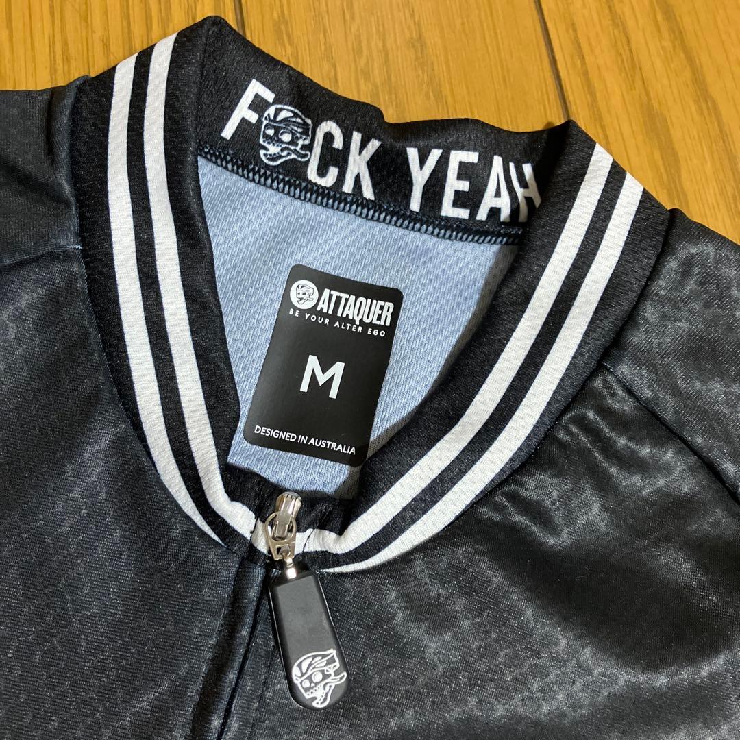 ATTAQUER サイクルジャージ Mサイズ　半袖　メンズ　ブラック