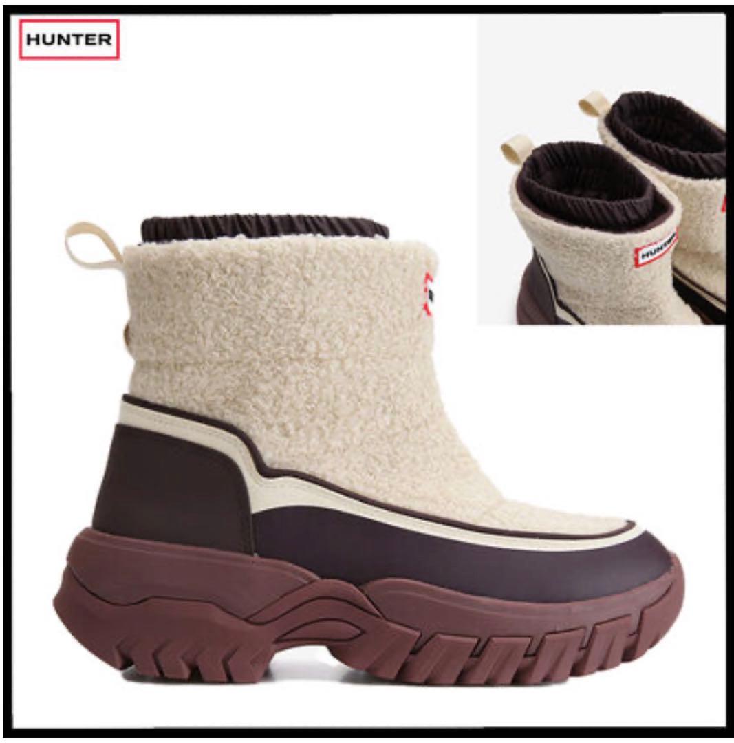 HUNTER ショートスノーブーツ　新品未着用　雪