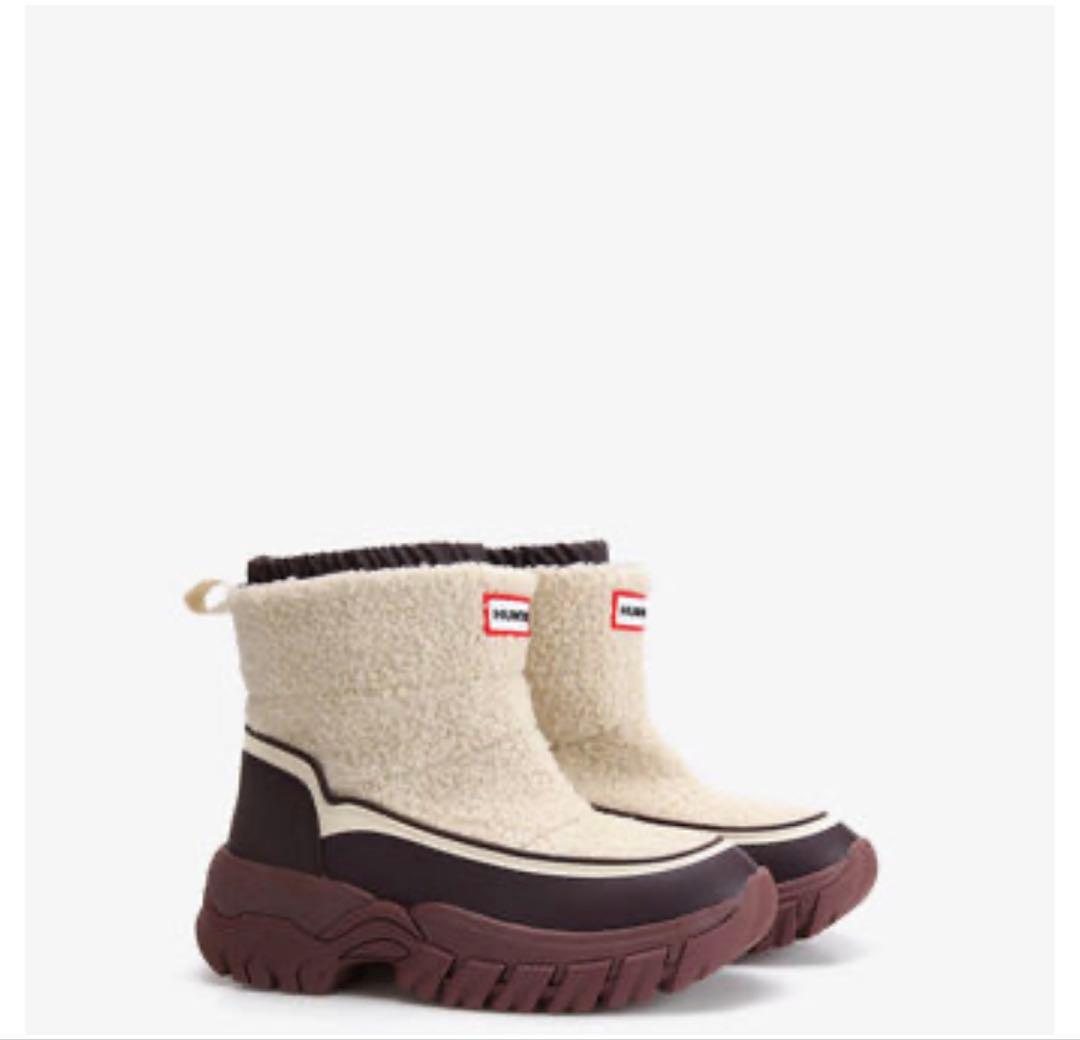 HUNTER ショートスノーブーツ　新品未着用　雪
