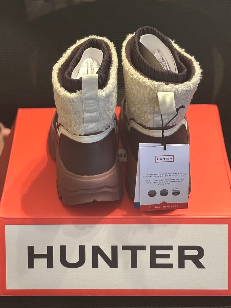 HUNTER ショートスノーブーツ　新品未着用　雪