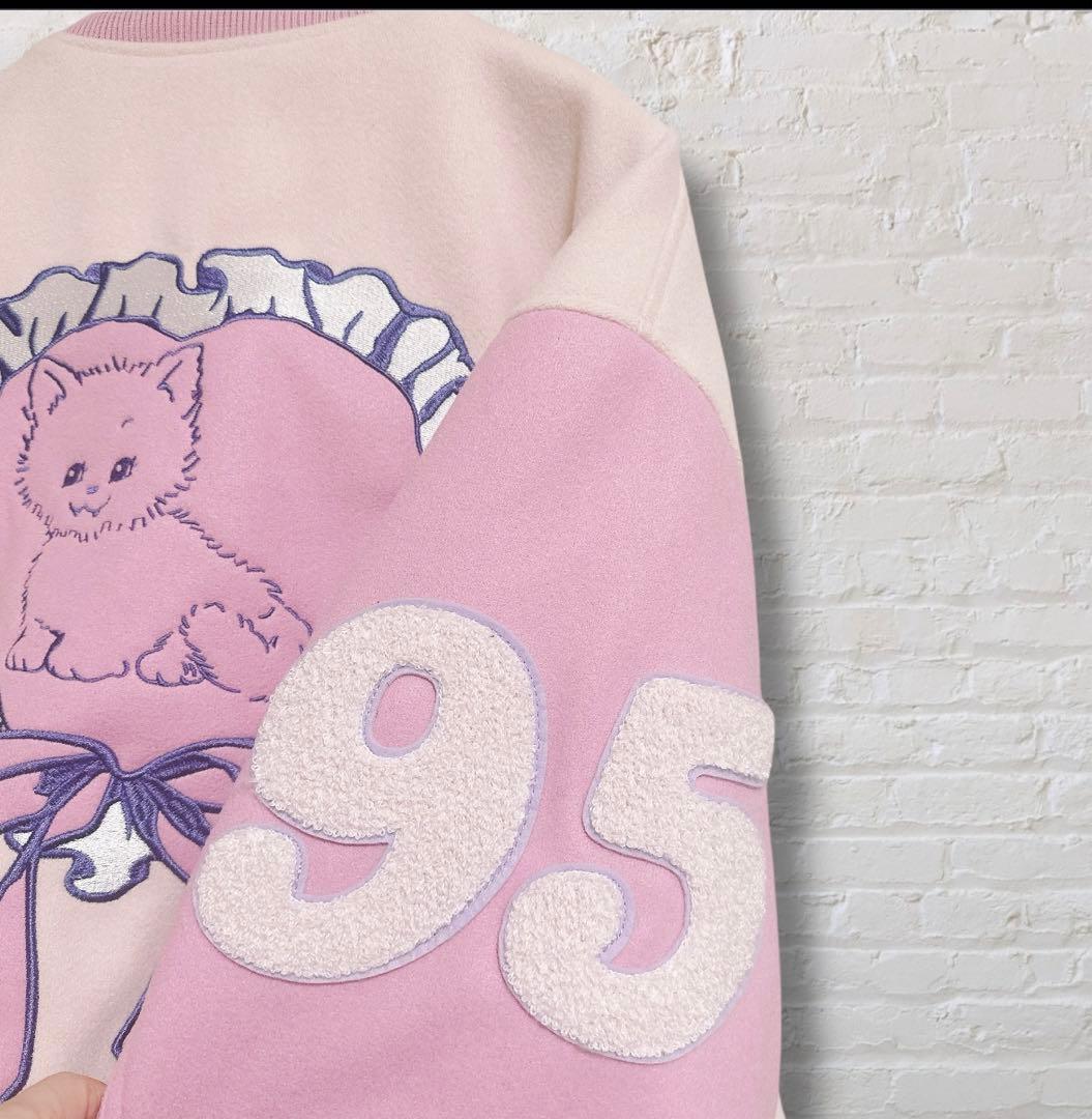 キャンディストリッパー スタジャン ブルゾン ピンク リボン 新品タグ無し