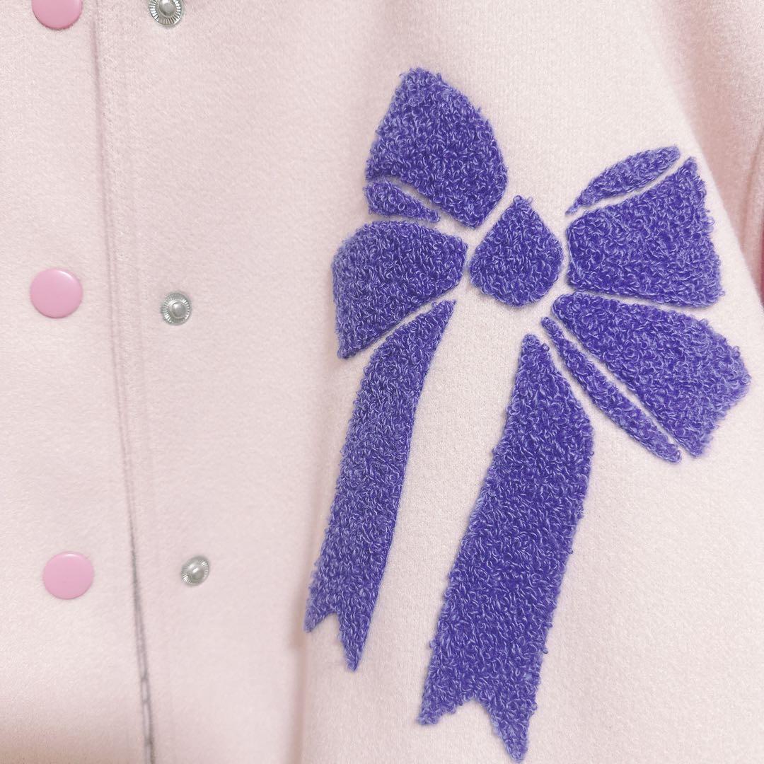 キャンディストリッパー スタジャン ブルゾン ピンク リボン 新品タグ無し