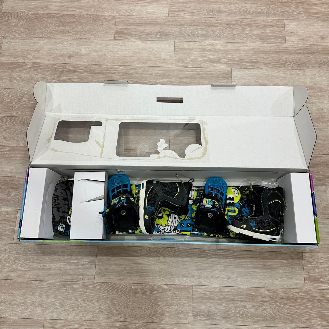 K2 MINI TURBO スノーボードセット板110センチ靴20センチ