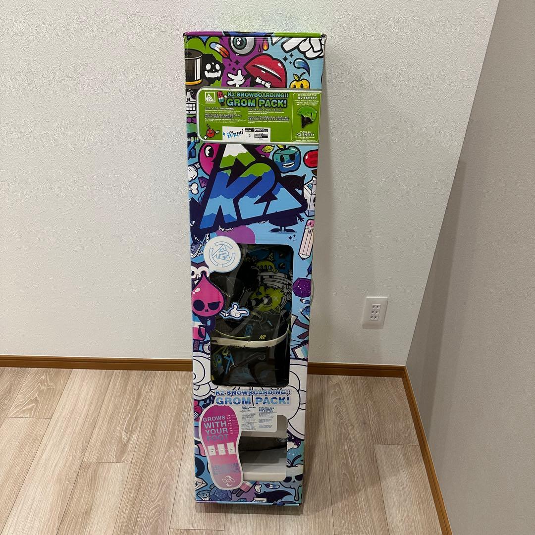 K2 MINI TURBO スノーボードセット板110センチ靴20センチ