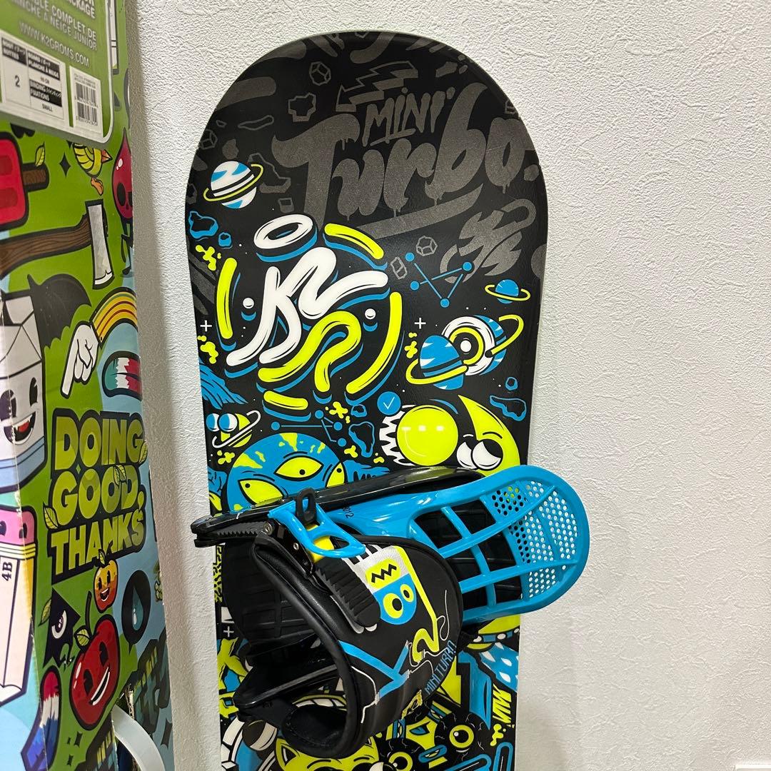 K2 MINI TURBO スノーボードセット板110センチ靴20センチ