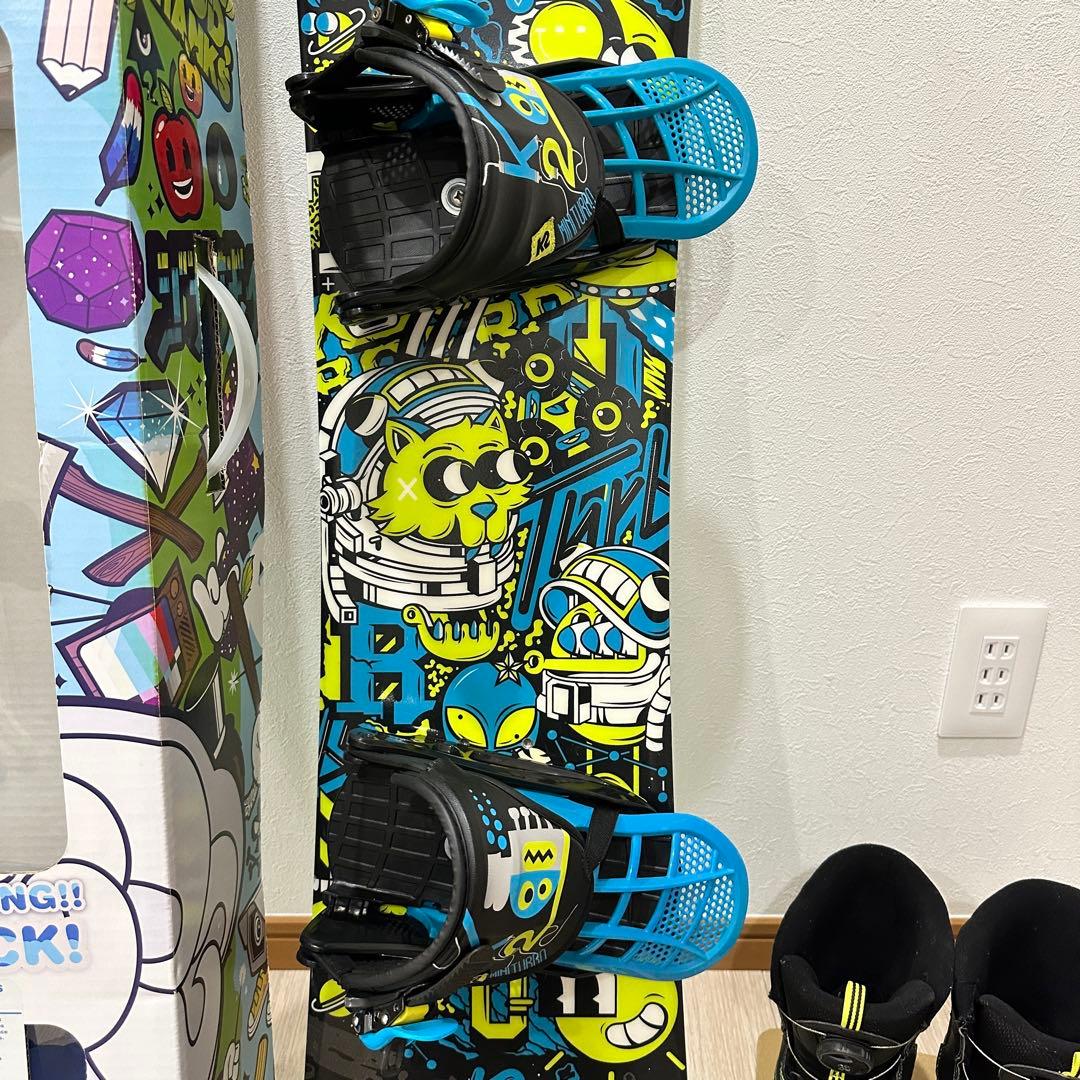 K2 MINI TURBO スノーボードセット板110センチ靴20センチ